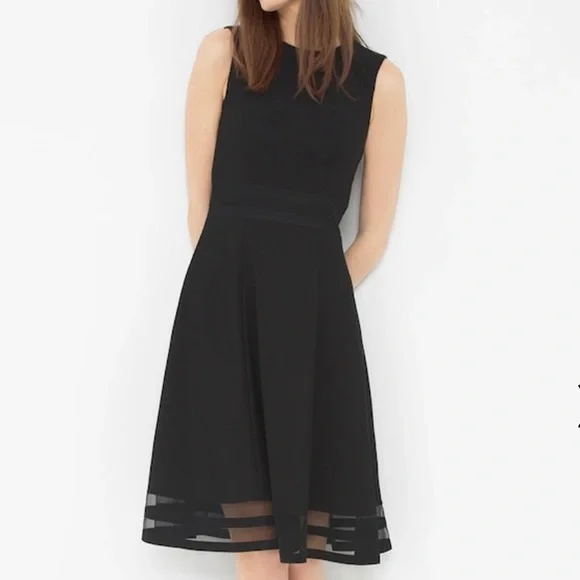 slim fit dress slacks Black Mesh Long Sleeve Bodycon Dress - All Dresses main image 1